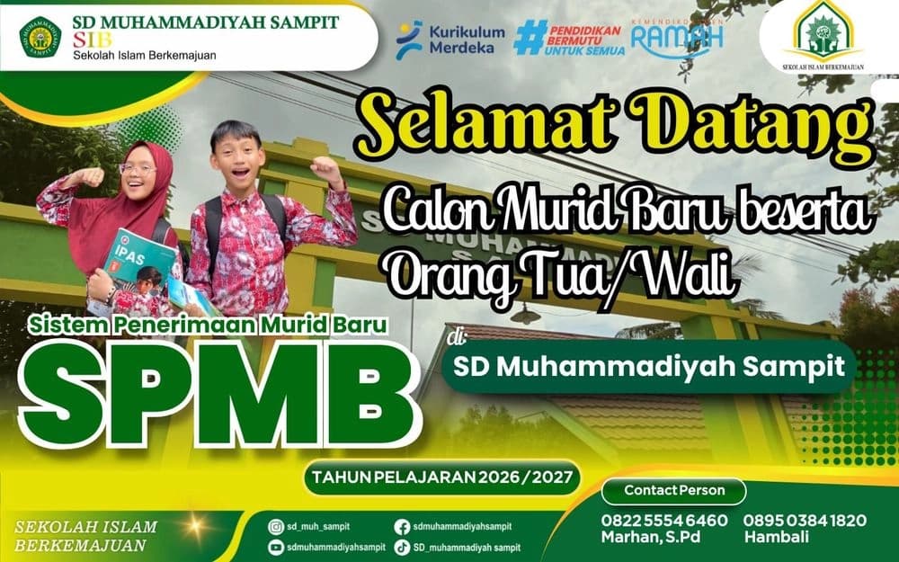 SD Muhammadiyah Sampit Gelar Seleksi SPMB 2026/2027, Tekankan Pemetaan Akademik dan Karakter Calon Murid